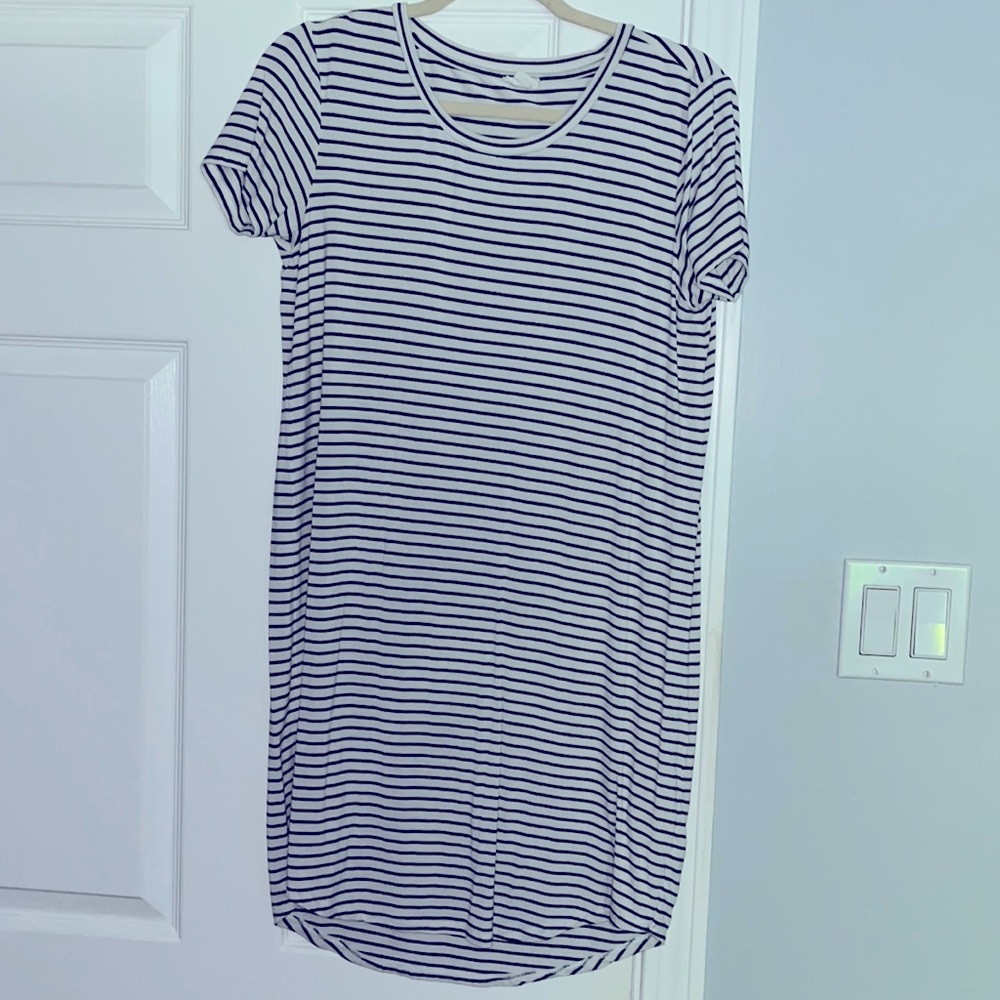 Garage striped t-shirt dress